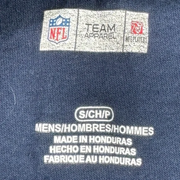 Cam Newton 1 New England Patriots NFL Team Apparel Shirt Mens S Blue Football - Picture 2 of 10